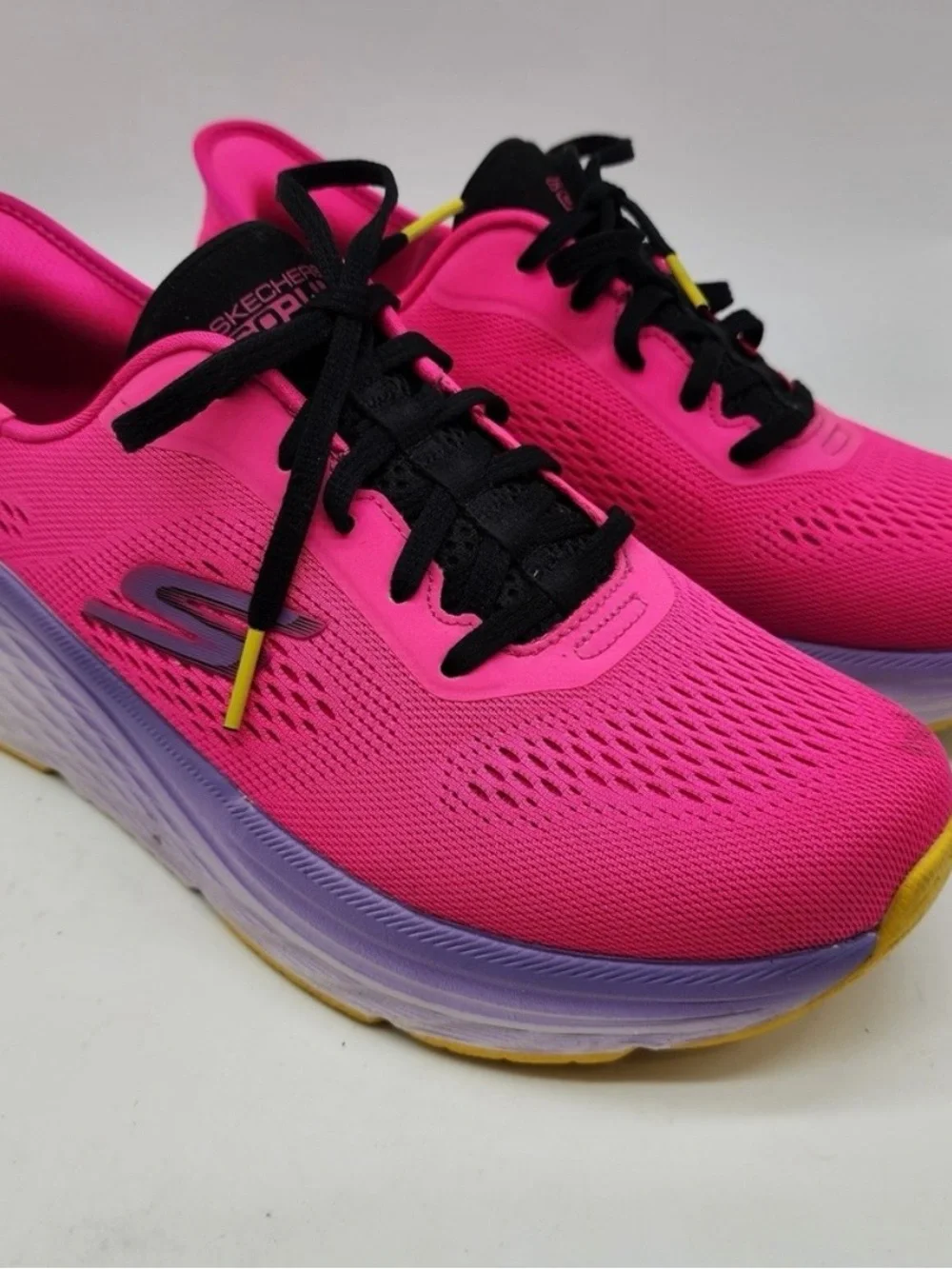 Skechers Slip-ins Max Cushioning Elite 2.0 Running Shoes Women's 9 Pink Purple